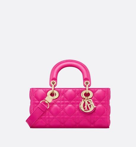 dior rani pink bag|Small Lady D.